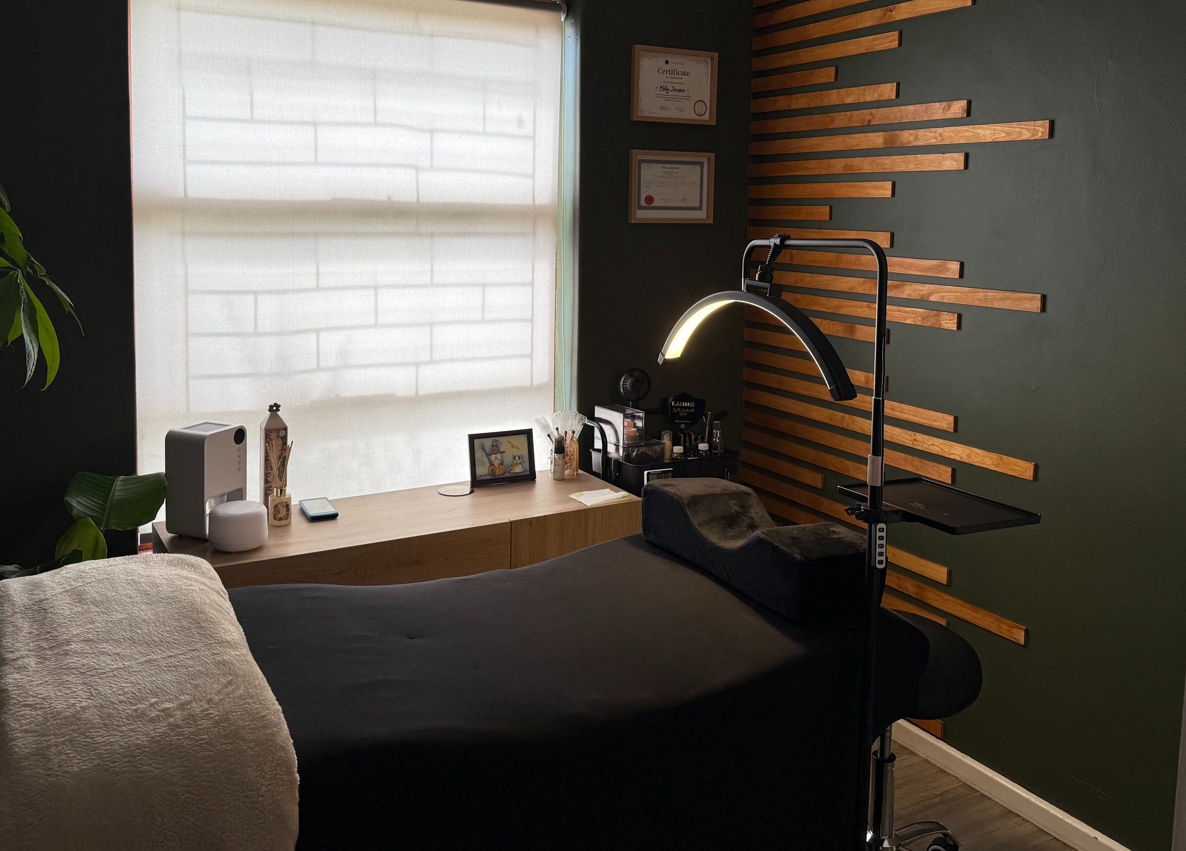 Relaxing treatment room at The Enchanted Wink, Cape Town, Western Cape, ZA with a soothing ambiance.