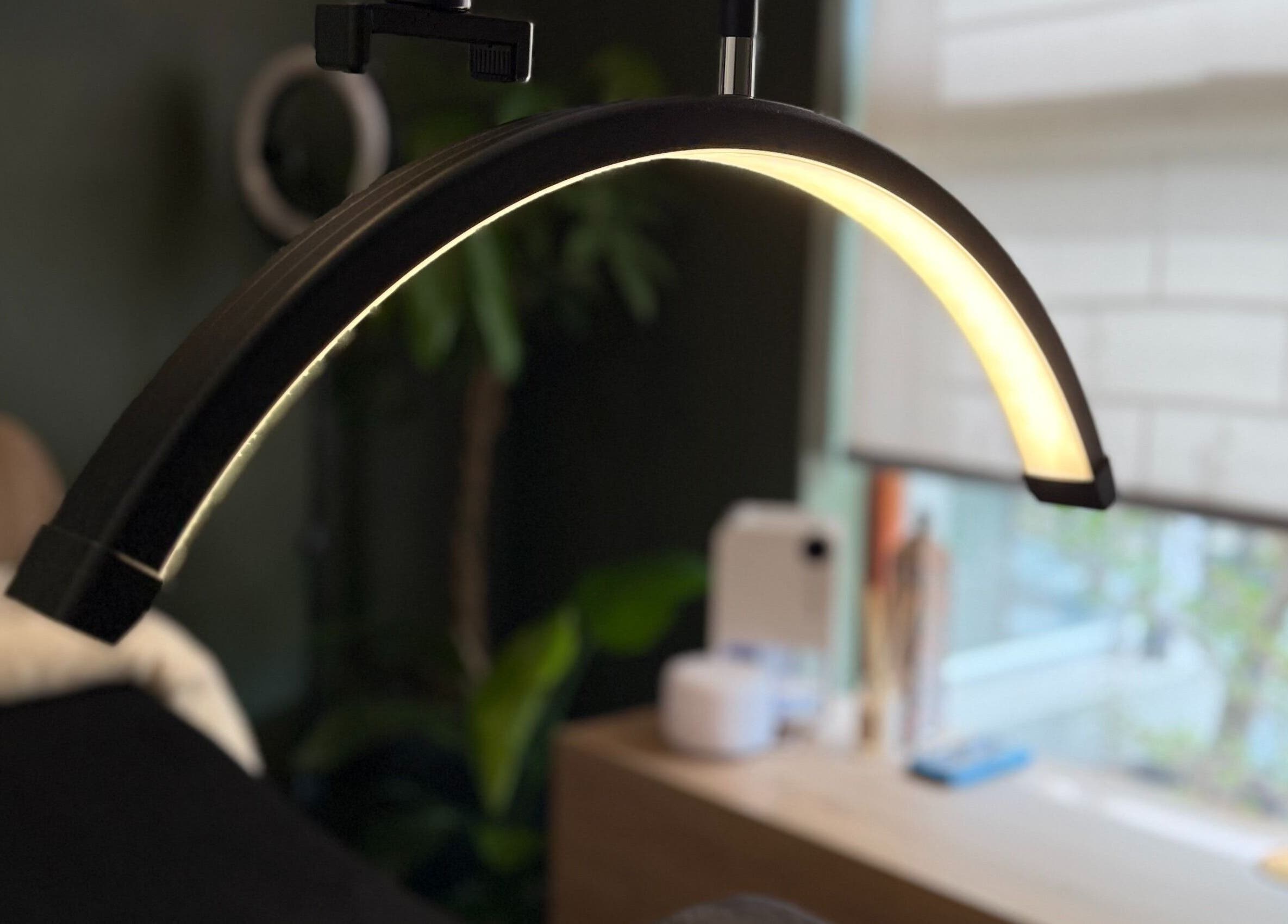 Modern light fixture in The Enchanted Wink, Cape Town, Western Cape, ZA, creating a calming ambiance.