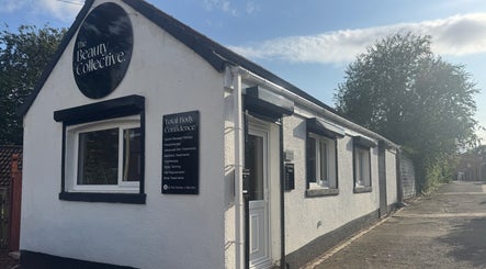 Exterior view of The Beauty Collective located in a quaint building in Ferryhill, England, GB.