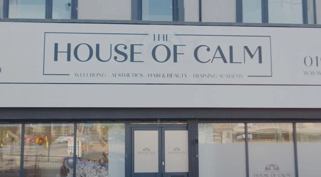 Front view of The House Of Calm in South Shields, England, GB showcasing its elegant exterior.