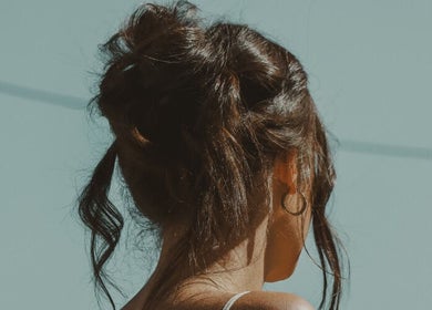 Elegant updo hairstyle at Cloe. Hair Studio, Woolgoolga, New South Wales, AU.
