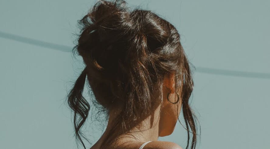 Sophisticated updo hairstyle at Cloe. Hair Studio, Woolgoolga, New South Wales, AU. Perfect for any occasion.