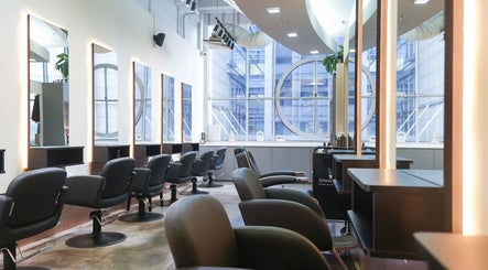 Elegant interior of Perfect Style Salon in Singapore, Singapore, SG featuring modern styling stations.