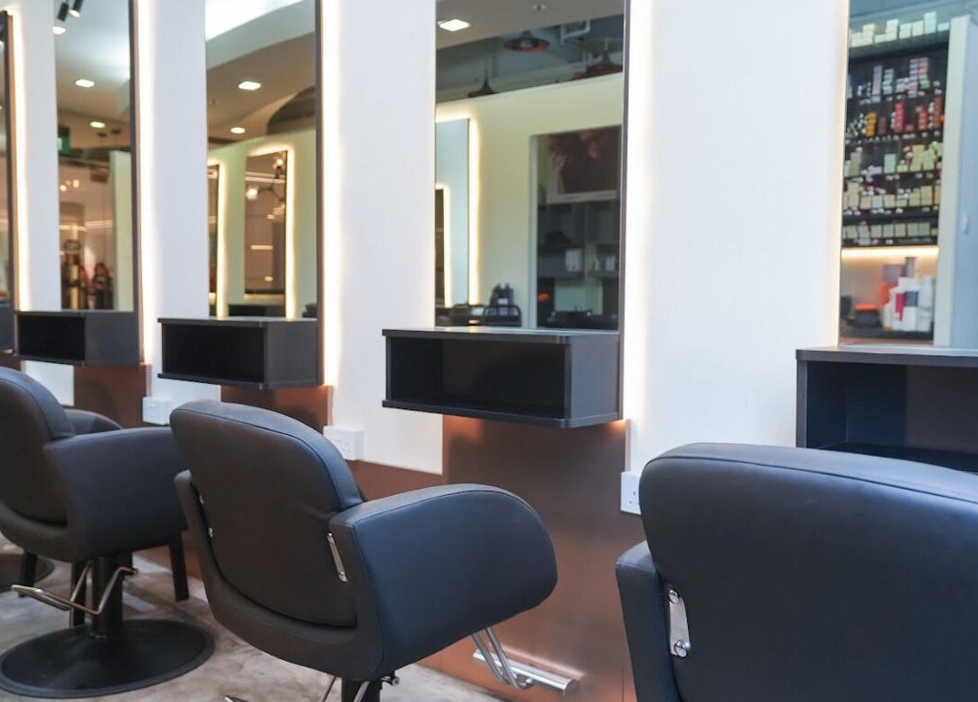 Chic styling stations at Perfect Style Salon in Singapore, Singapore, SG offer a modern, luxurious experience.