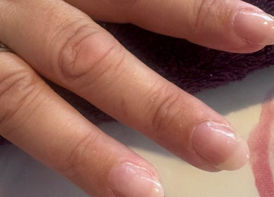 Glossy, well-manicured nails at Polished Nails & Beauty, Worcester, England, GB.