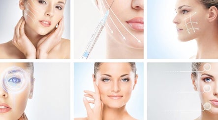Collage of facial treatments at Bamber Aesthetic Solutions in Slyne, England, GB highlighting various procedures.