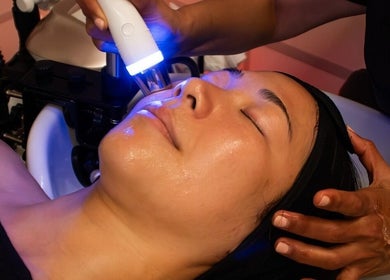 Face treatment at MMSTUDIO | Korean Biotech Face & Scalp Programs in London, England, GB.
