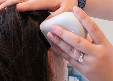 Scalp analysis at MMSTUDIO | Korean Biotech Face & Scalp Programs, London, England, GB.