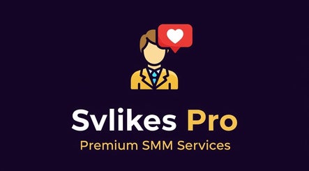 Svlikes Pro logo featuring an illustrated person with a heart speech bubble, Jabal Lubnan, Jabal Lubnan, LB.