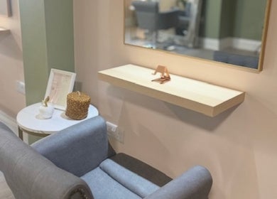 Cozy seating and elegant decor at Odd Apple Salon, Langley Moor, England, GB.