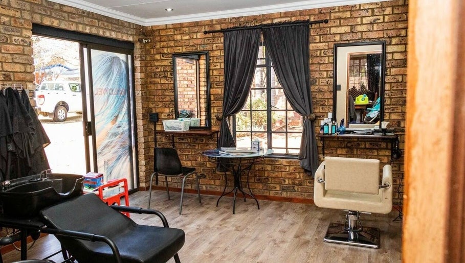 Cozy interior of Hair@Lerina in Centurion, Gauteng, ZA with stylish chairs and mirrors.