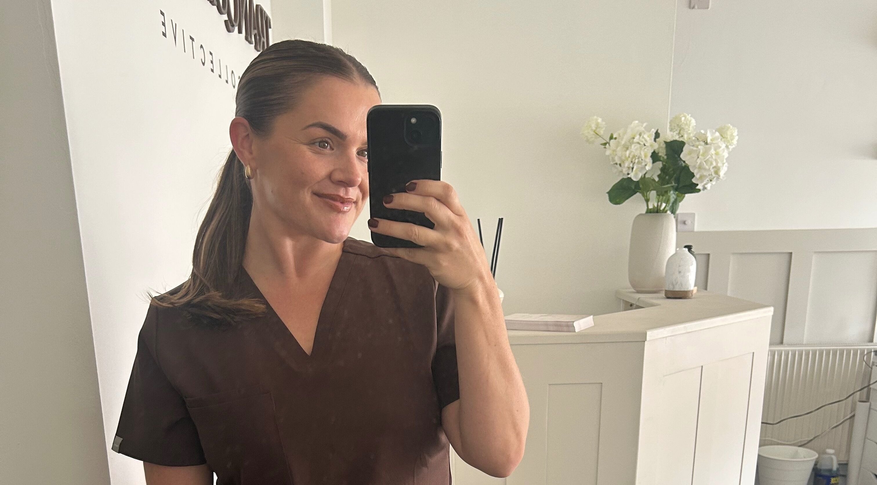 Professional at Skin Space by Lauren, Worsley, England, GB, smiling warmly at the reception.