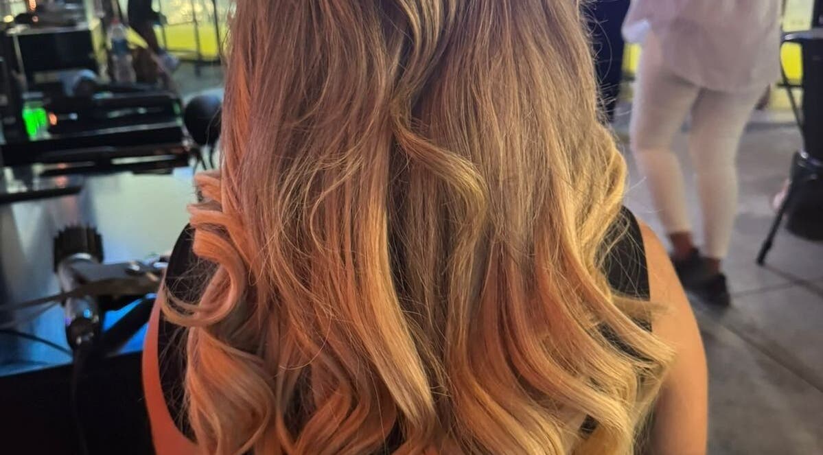 Elegant blonde curls styled at Armi Studio - Home Service in Dubai, Dubai, AE.