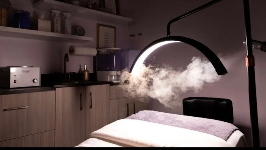 Luxurious steam room setup at Luxe Wax & Facial Studio, Surrey, British Columbia, CA for ultimate relaxation.