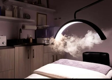 Luxurious steam room setup at Luxe Wax & Facial Studio, Surrey, British Columbia, CA for ultimate relaxation.