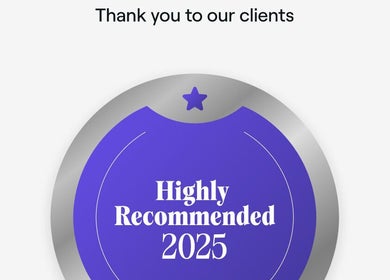 Highly Recommended 2025 badge at Sculpt&Glow-studio, Beeston, England, GB.