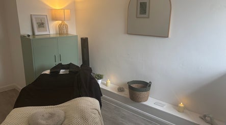 Cozy massage room at Hollie Amato Massage Therapy, Moulsham Street Chelmsford - Wednesday only. Located in Chelmsford, England, GB.