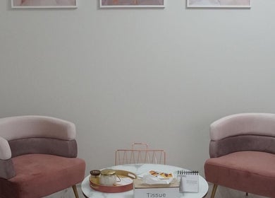 Cozy seating area at Bibi Beauty Studio, Košický Kraj, SK, offering a tranquil ambiance.