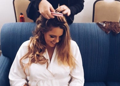 Bridal hairstyling at Halo Mobile Hair & Make-up in Kingston, Ontario, CA enhancing beauty and confidence.