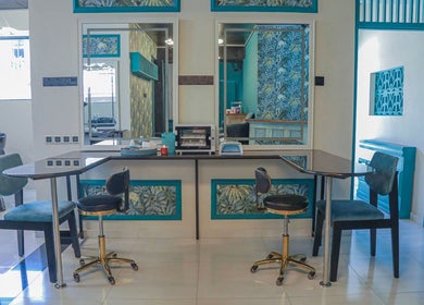 Chic salon interior at Aurum Studio, Sri Jayawardenepura Kotte, Western Province, LK with elegant decor.