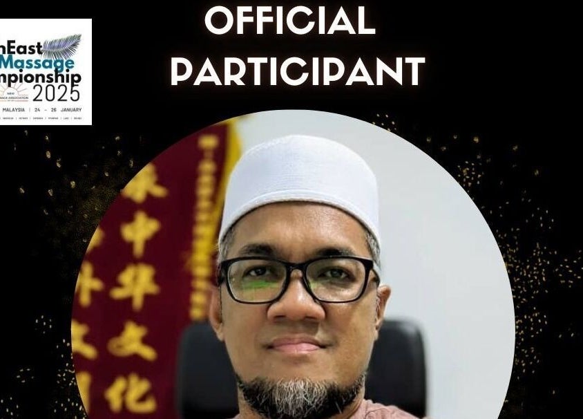 Official participant in SouthEast Asia Massage Championship 2025 at Al Raed Wellness Centre, Batu Caves, Kuala Lumpur, MY.