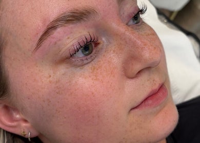 Close-up of professional beauty treatment at Danni Clark Beauty, Bognor Regis, England, GB.