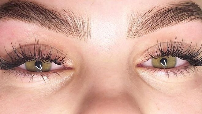 Elegant eyelash extensions at Aesthetics and Beauty Boutique, Coulsdon, England, GB.