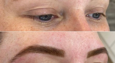 Before and after brow threading at Brow Threads & Lashes TTP in Modbury, South Australia, AU.