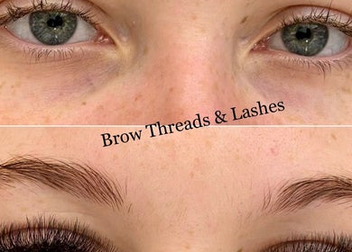 Transformative lash treatment at Brow Threads & Lashes TTP, Modbury, South Australia, AU showcasing dramatic results.
