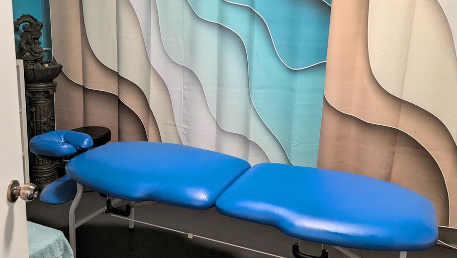Comfortable massage table at Massage Therapy with David, Newton, South Australia, AU, ready for relaxation.