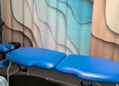 Comfortable massage table at Massage Therapy with David, Newton, South Australia, AU, ready for relaxation.