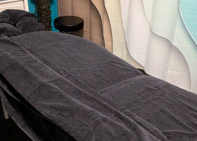 Comfortable massage table at Massage Therapy with David, Newton, South Australia, AU, offering relaxation.