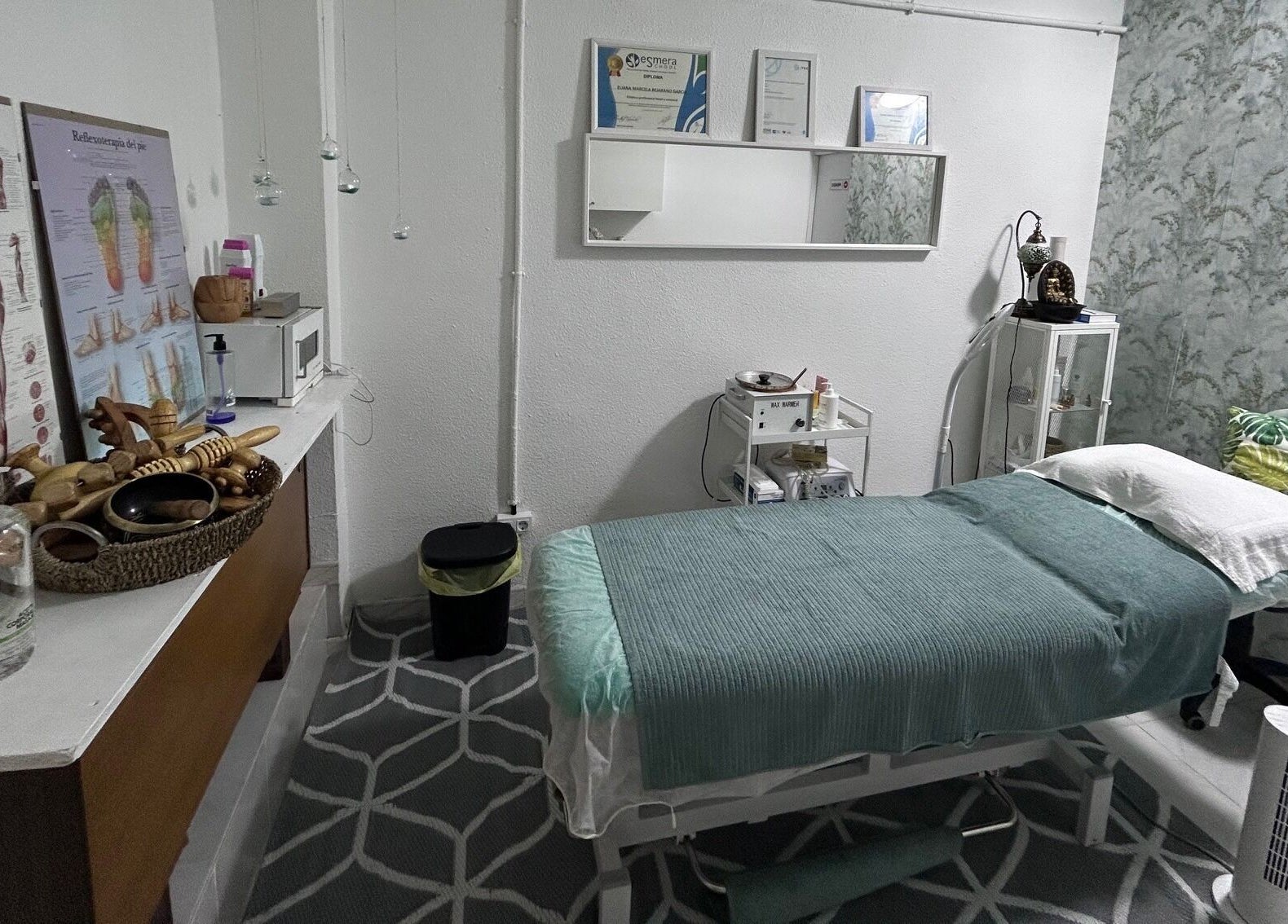Sala de tratamiento en Marcela García Spa de Uñas y Estética, Madrid, Comunidad De Madrid, ES.