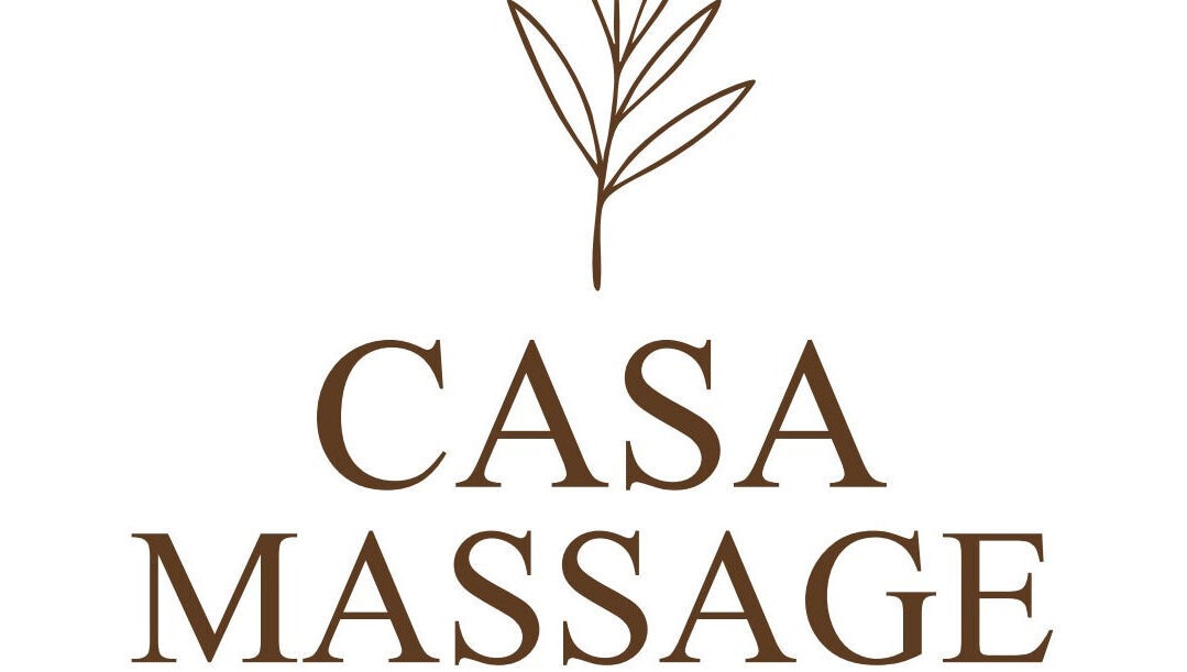 Casa Massage logo with leaf design, located in Dubai, Dubai, AE, showcasing elegance and tranquility.