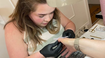 Nail artist at Nails by Leah Rose, Dinnington, providing expert care and styling.