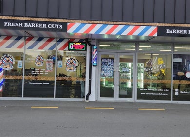 Exterior of Fresh Barber Cuts in Christchurch, Canterbury Region, NZ showcasing modern barber services.
