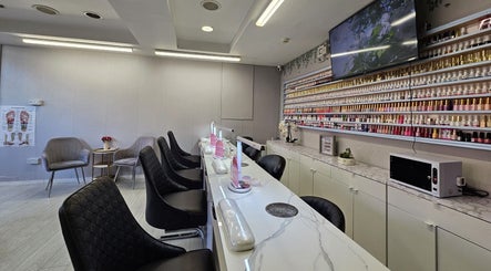 Modern nail bar at Nail Bar Wicklow, stylish seating and polish collection, Wicklow, County Wicklow, IE.