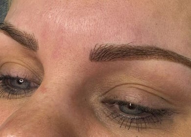 Expert eyebrow microblading at Gorgeous Gate Aesthetics in Burgess Hill, England, GB enhances facial beauty.