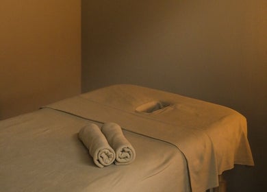 Tranquil massage room at Essence Body & Soul Massage, Te Puke, Bay Of Plenty Region, NZ.