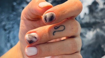 Elegant marbled nail art at Nails_by_Eliza.G, Mount Warren Park, Queensland, AU.