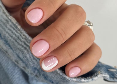 Elegant pink manicure by Nails_by_Eliza.G, Mount Warren Park, Queensland, AU. Featuring stylish accents.