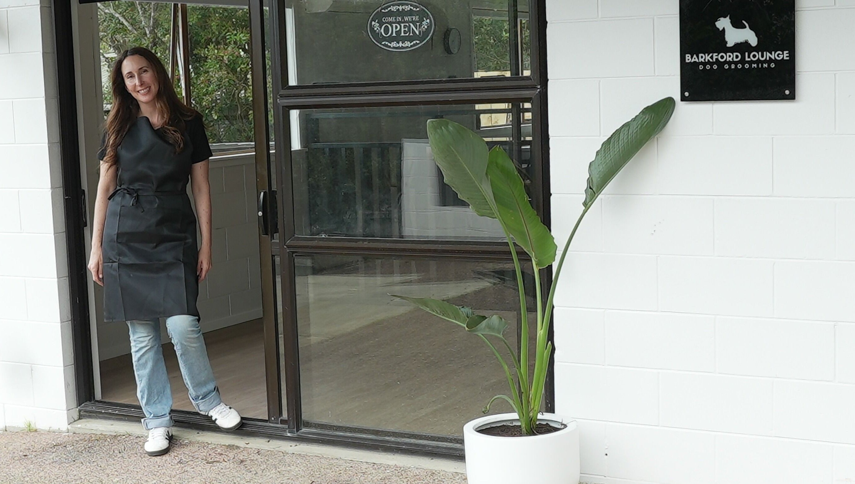 Barkford Lounge entrance in Auckland, NZ, with smiling staff ready to greet clients.