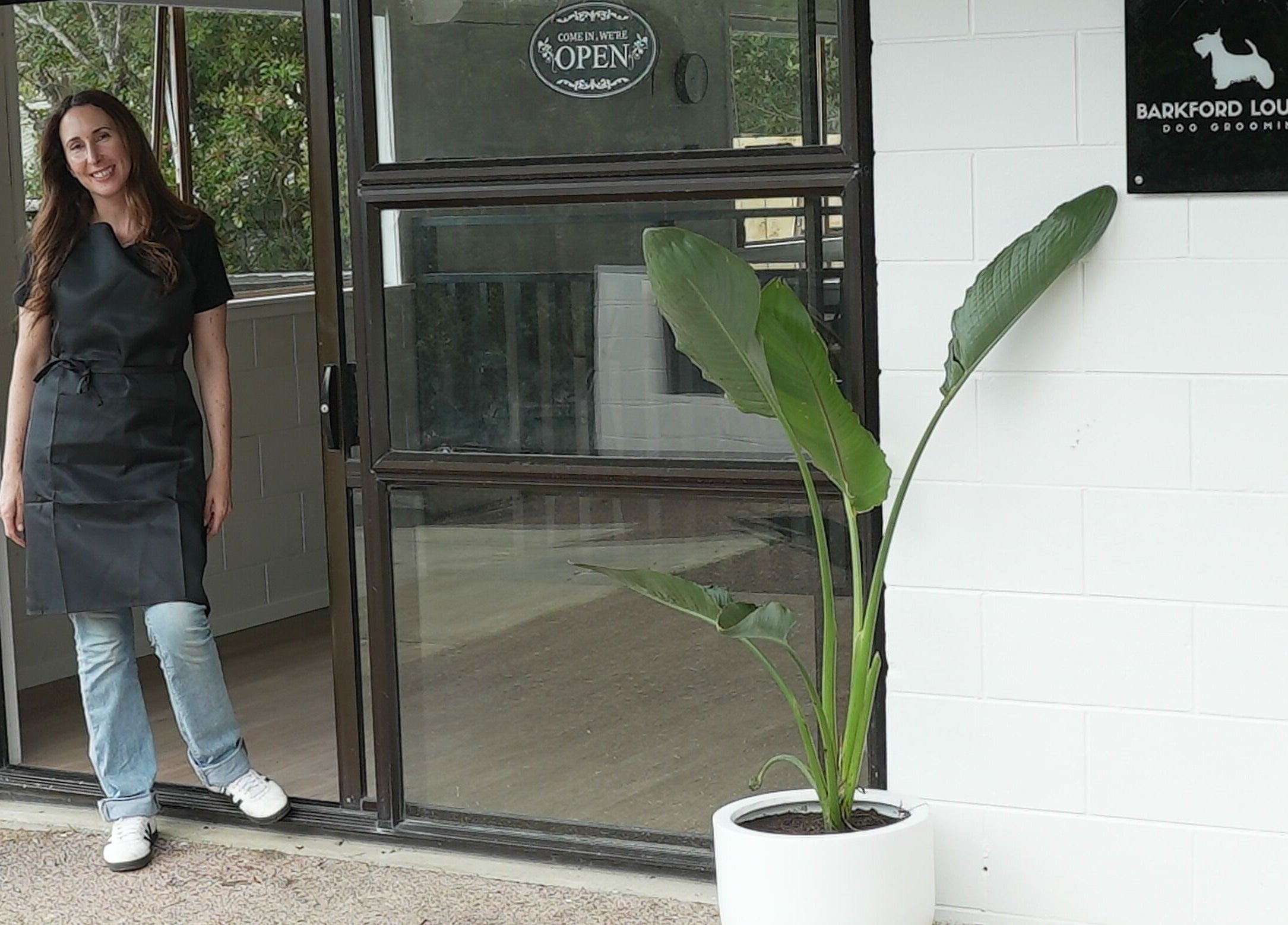 Barkford Lounge entrance in Auckland, NZ, with smiling staff ready to greet clients.