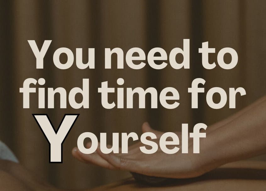 Quote on self-care at Laser and Skin District, Windsor, New South Wales, AU inviting relaxation.