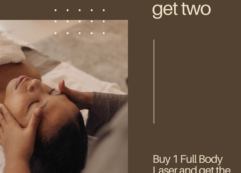 Client receiving facial massage at Laser and Skin District, Windsor, New South Wales, AU.