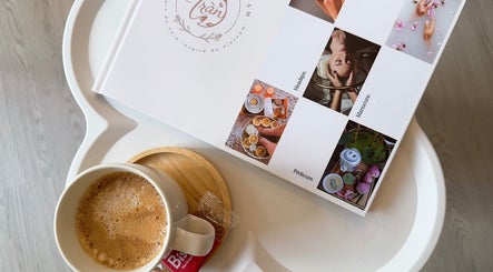 Relax with coffee and beauty brochure at Beauté d’Annam, La Teste-de-Buch, Nouvelle-aquitaine, FR.