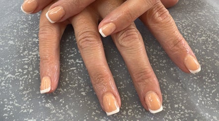 French manicure at WyldNails, Bilsthorpe, England, GB showcasing polished elegance.