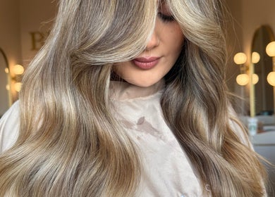 ChloeBHair showcases elegant waves in Milngavie, Scotland, GB.
