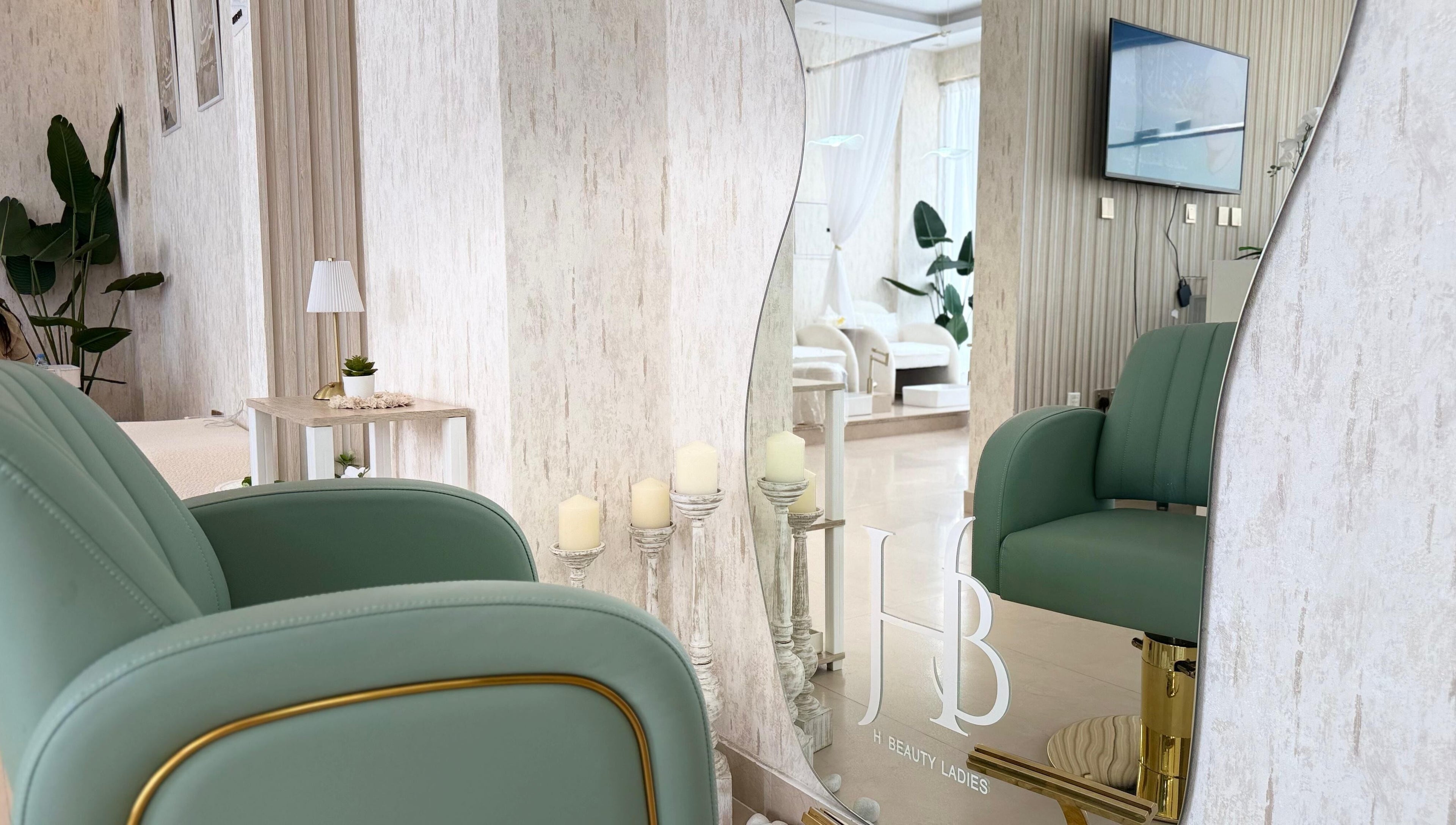 Luxurious H Beauty Ladies Salon interior with chic décor in Ajman, Ajman, AE.