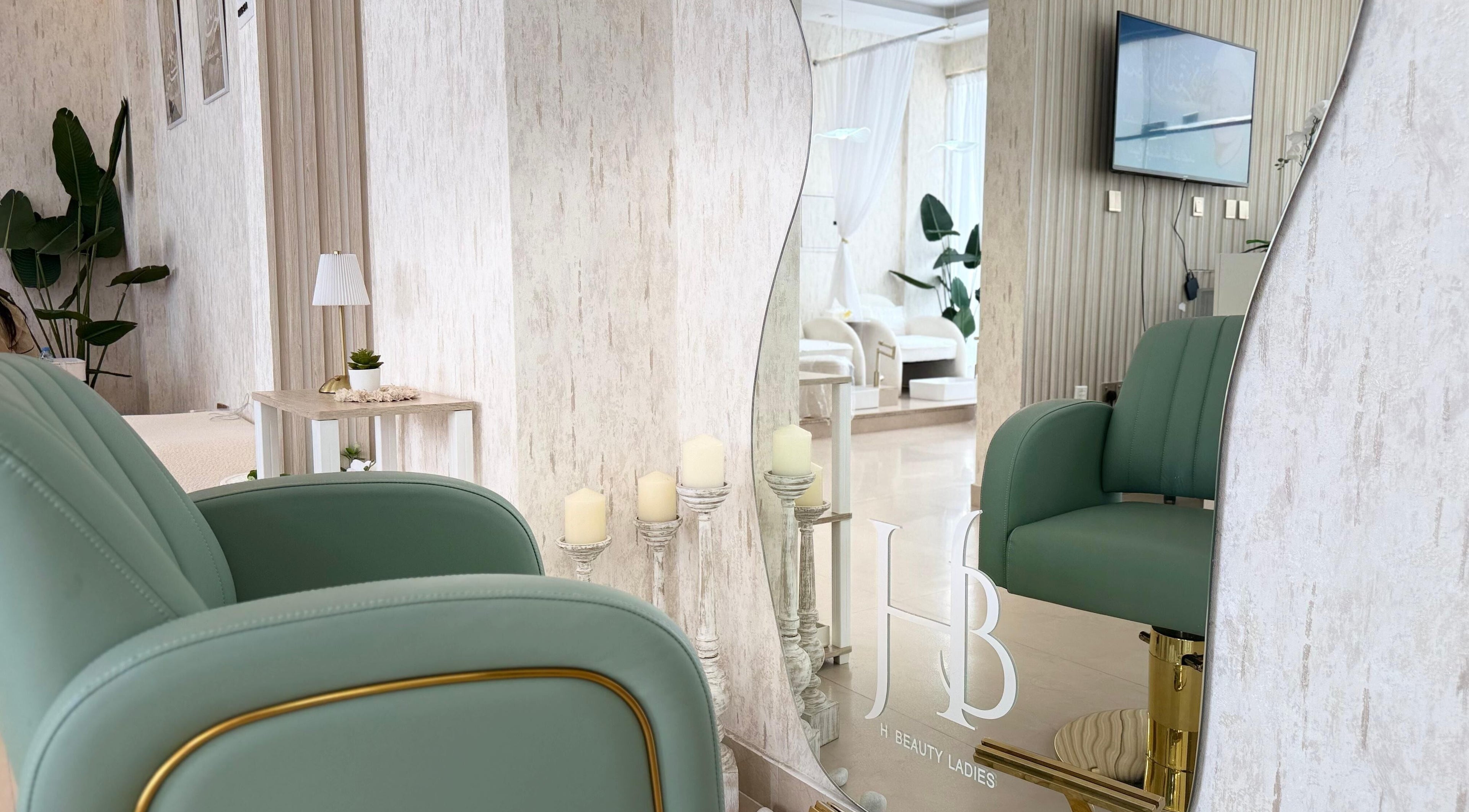 Luxurious H Beauty Ladies Salon interior with chic décor in Ajman, Ajman, AE.